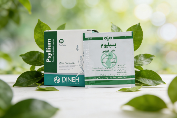 ساشه پسیلیوم دینه، محصولی گیاهی برای رفع یبوست